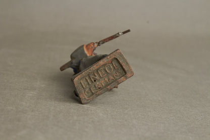 WW2 Tysk Lineol Legetøjssoldat. Original.