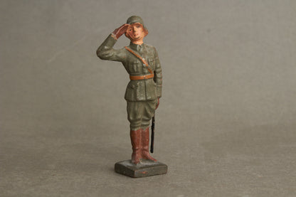 WW2 Tysk Lineol Legetøjssoldat. Original.