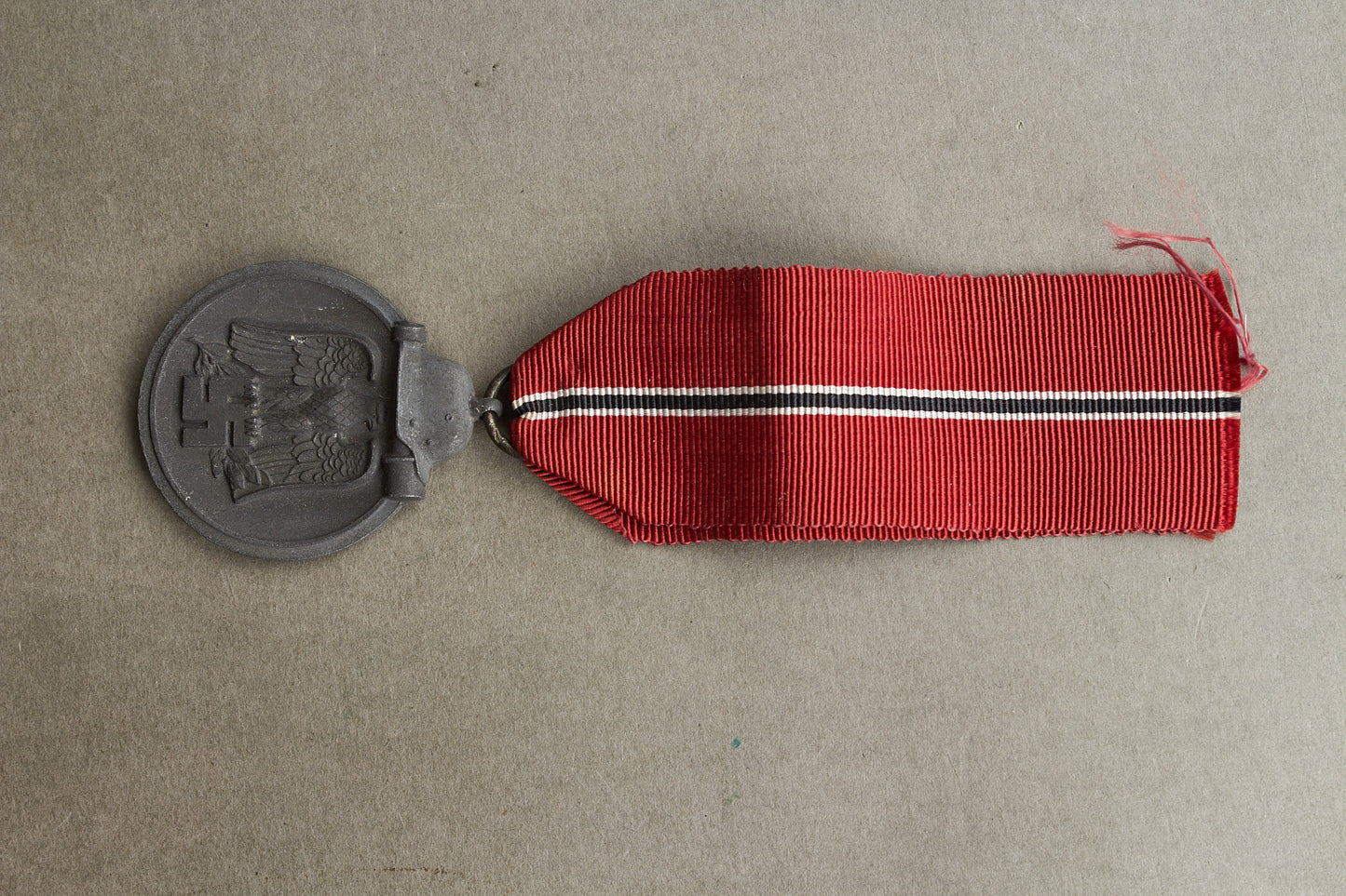 WW2 Tysk Østfront Medalje. Stemplet "1" i ringen. Original.