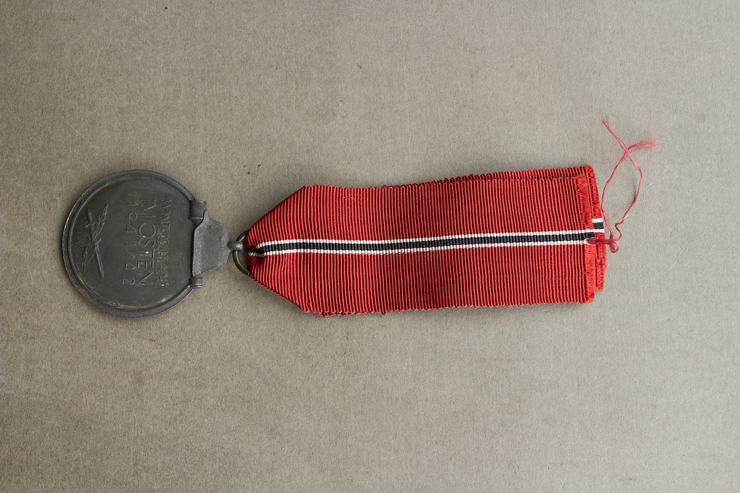 WW2 Tysk Østfront Medalje. Stemplet "1" i ringen. Original.