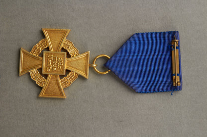 WW2 Tysk "Treudienst-Ehrenzeichen" for 40 års tjeneste. Original.