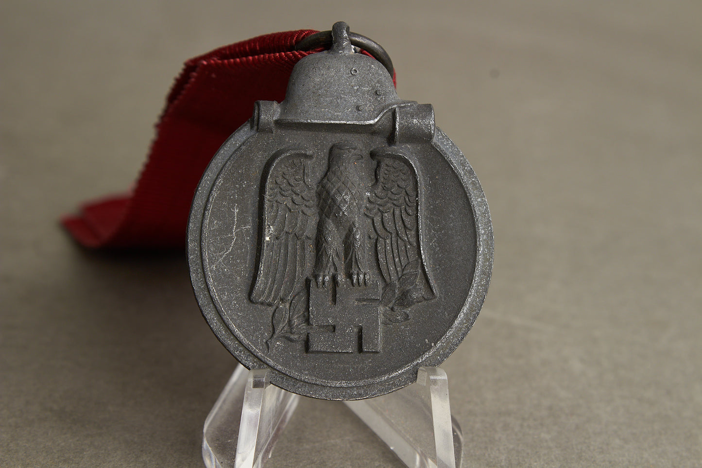 WW2 Tysk Østfront Medalje. Stemplet "1" i ringen. Original.