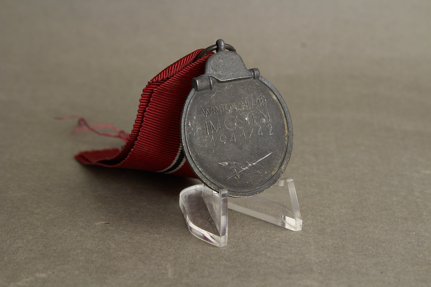 WW2 Tysk Østfront Medalje. Stemplet "1" i ringen. Original.