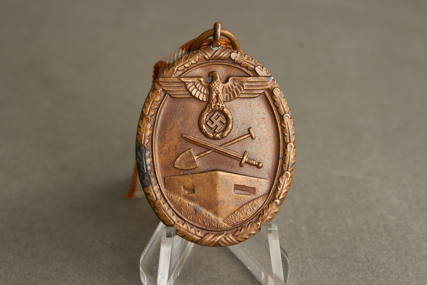 WW2 Tysk Westwall Medalje. Original.