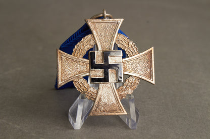 WW2 Tysk "Treudienst-Ehrenzeichen" for 25 års tjeneste. Original.