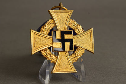 WW2 Tysk "Treudienst-Ehrenzeichen" for 40 års tjeneste. Original.