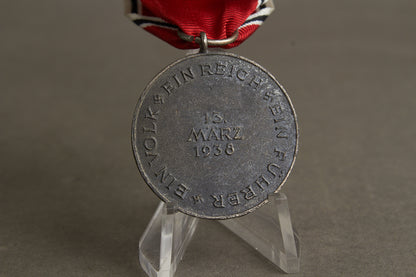 WW2 Tysk "13. März 1938" Medalje. Original.