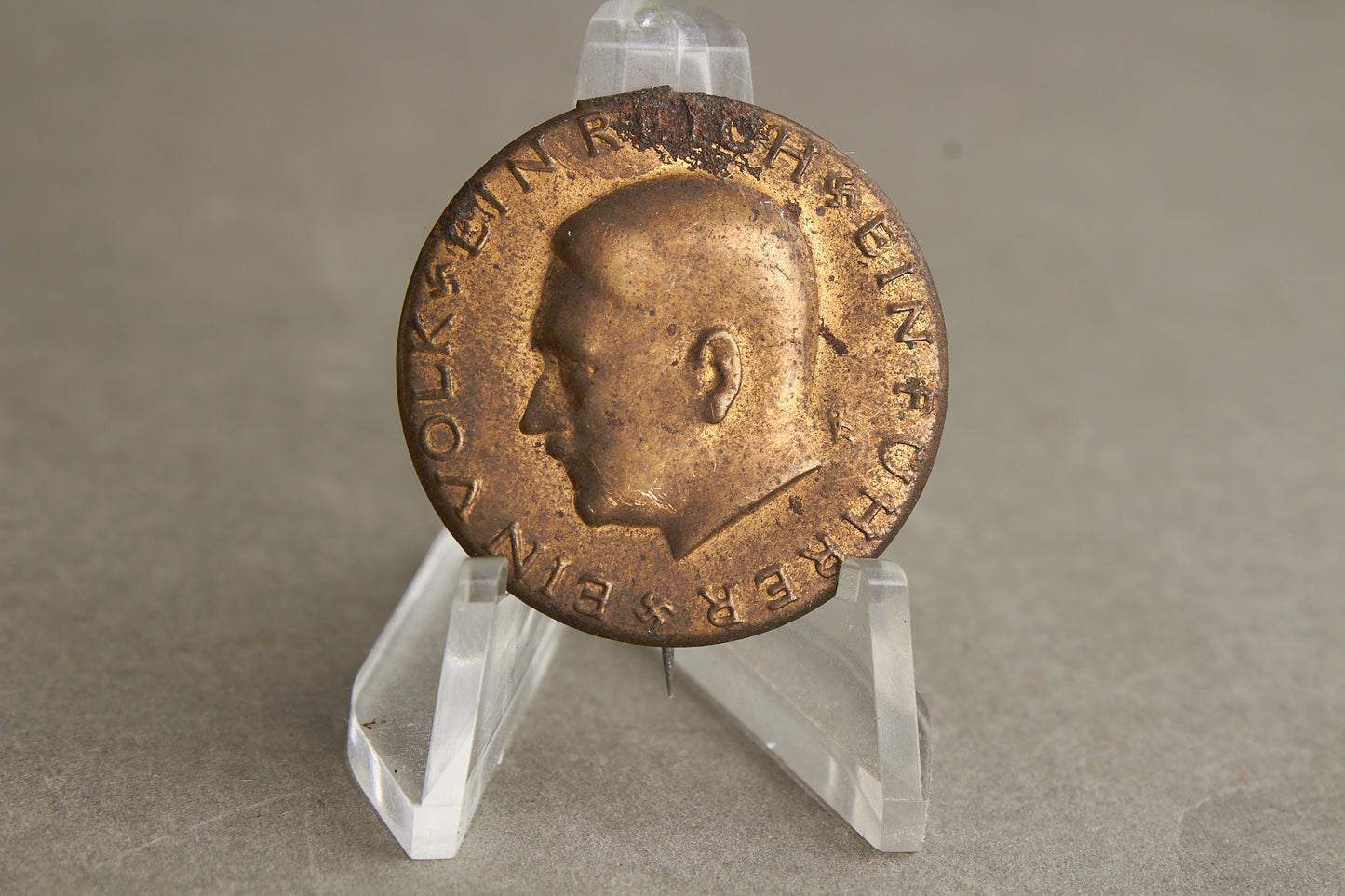 WW2 Tysk NSDAP Tinnie. Original.