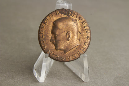 WW2 Tysk NSDAP Tinnie. Original.