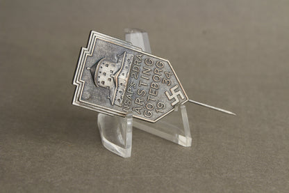 WW2 Tysk/Svensk "NSAP" Landsting 1938 Tinnie. Se beskrivelse.