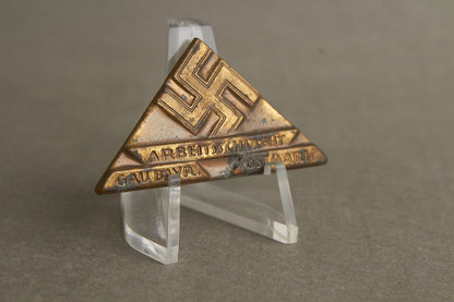 WW2 Tysk NSDAP/DAF Tinnie. Original.