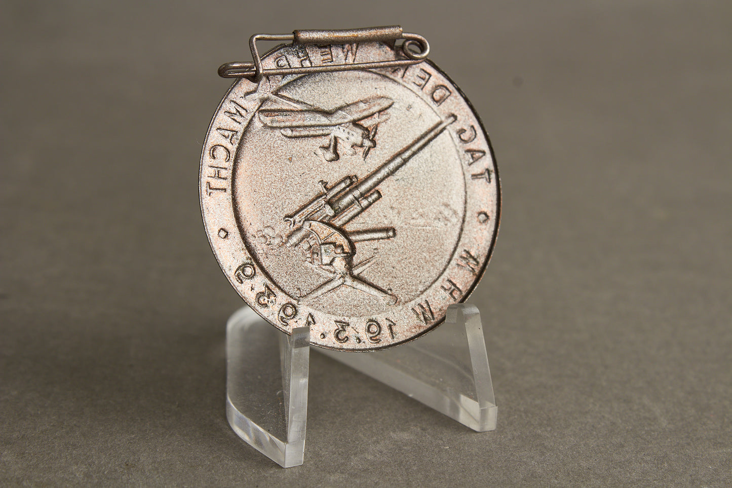 WW2 Tysk "Tag der Wehrmacht 1939" Tinnie. En af de bedre. Original.