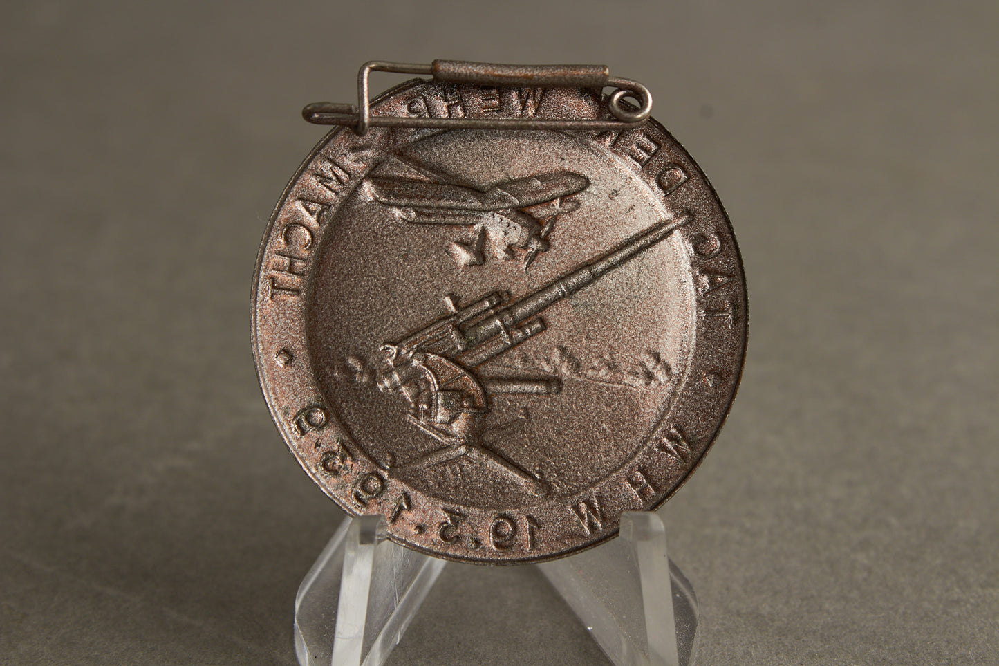 WW2 Tysk "Tag der Wehrmacht 1939" Tinnie. En af de bedre. Original.