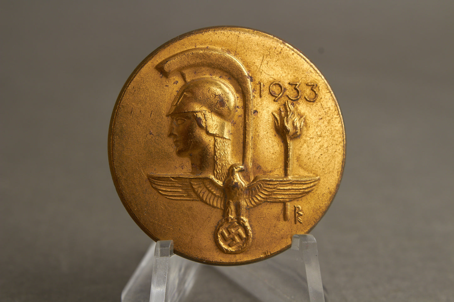 WW2 Tysk Tidlig 1933 NSDAP Tinnie. Original.