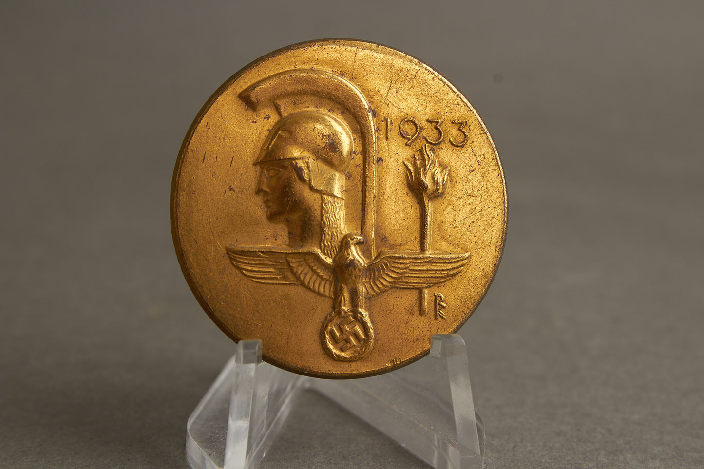 WW2 Tysk Tidlig 1933 NSDAP Tinnie. Original.