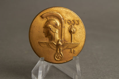 WW2 Tysk Tidlig 1933 NSDAP Tinnie. Original.