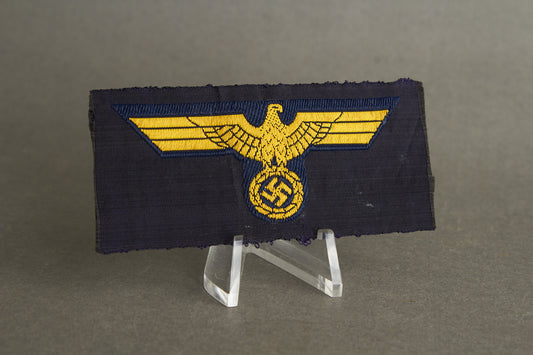 WW2 Tysk Kriegsmarine Skråhueørn. Original.