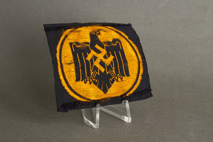 WW2 Tysk DRL Stofmærke. Original.