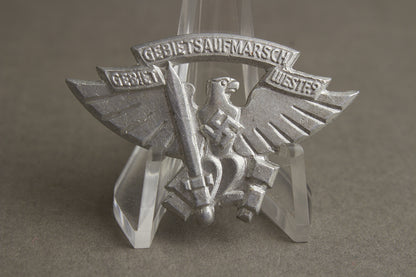 WW2 Tysk HJ "Gebietsaufmarsch Westfalen 9". En af de bedre. Original.