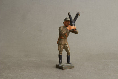 WW2 Tysk Lineol Legetøjssoldat. Original.