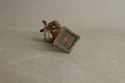 WW2 Tysk Lineol Legetøjssoldat. Original.