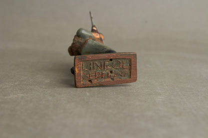 WW2 Tysk Lineol Legetøjssoldat. Original.