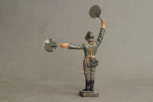 WW2 Tysk Lineol Legetøjssoldat. Original.