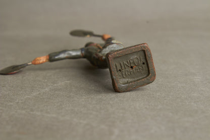 WW2 Tysk Lineol Legetøjssoldat. Original.