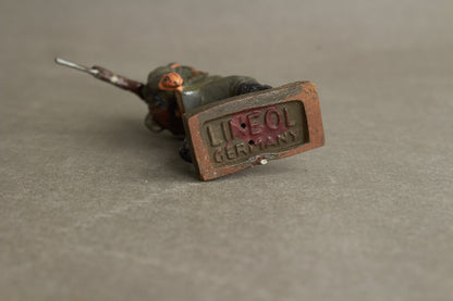 WW2 Tysk Lineol Legetøjssoldat. Original.