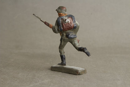 WW2 Tysk Lineol Legetøjssoldat. Original.