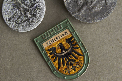 WW2 Tysk Tinnies / Dagsbadges. 3 stk. Original.