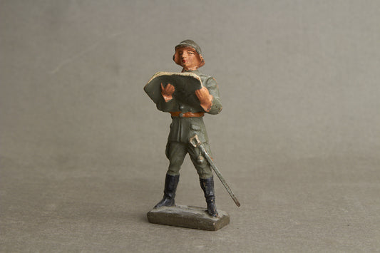 WW2 Tysk Lineol Legetøjssoldat. Original.