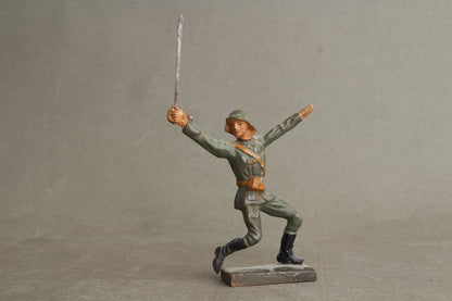 WW2 Tysk Lineol Legetøjssoldat. Original.