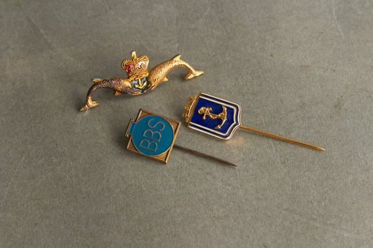 WW2 Svenske Marine Pins. Original.