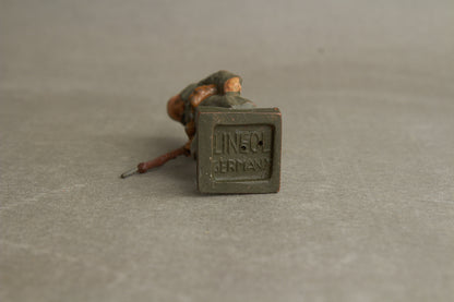 WW2 Tysk Lineol Legetøjssoldat. Original.
