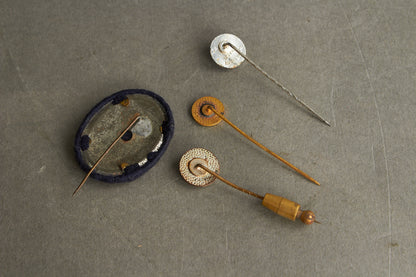 WW2 Tyske Kriegsmarine Veteranforenings Pins fra 1950'erne. Én Ubåd. Original.