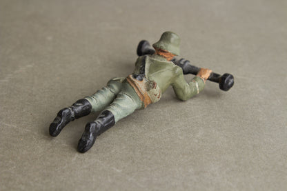 WW2 Tysk Lineol Legetøjssoldat. Original.