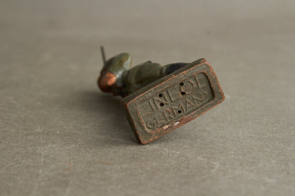 WW2 Tysk Lineol Legetøjssoldat. Original.
