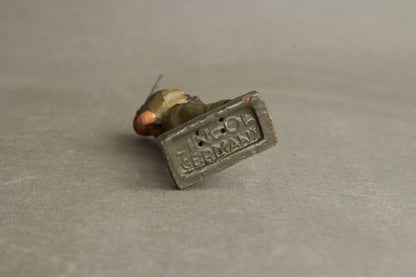 WW2 Tysk Lineol Legetøjssoldat. Original.