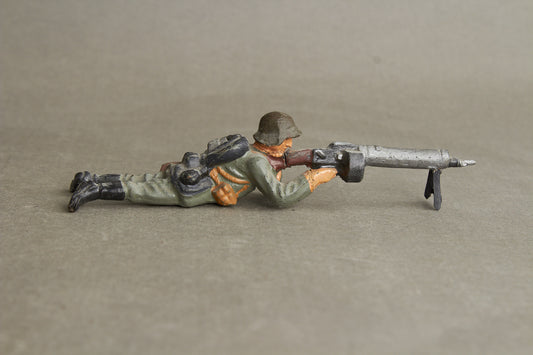 WW2 Tysk Lineol Legetøjssoldat. Original.