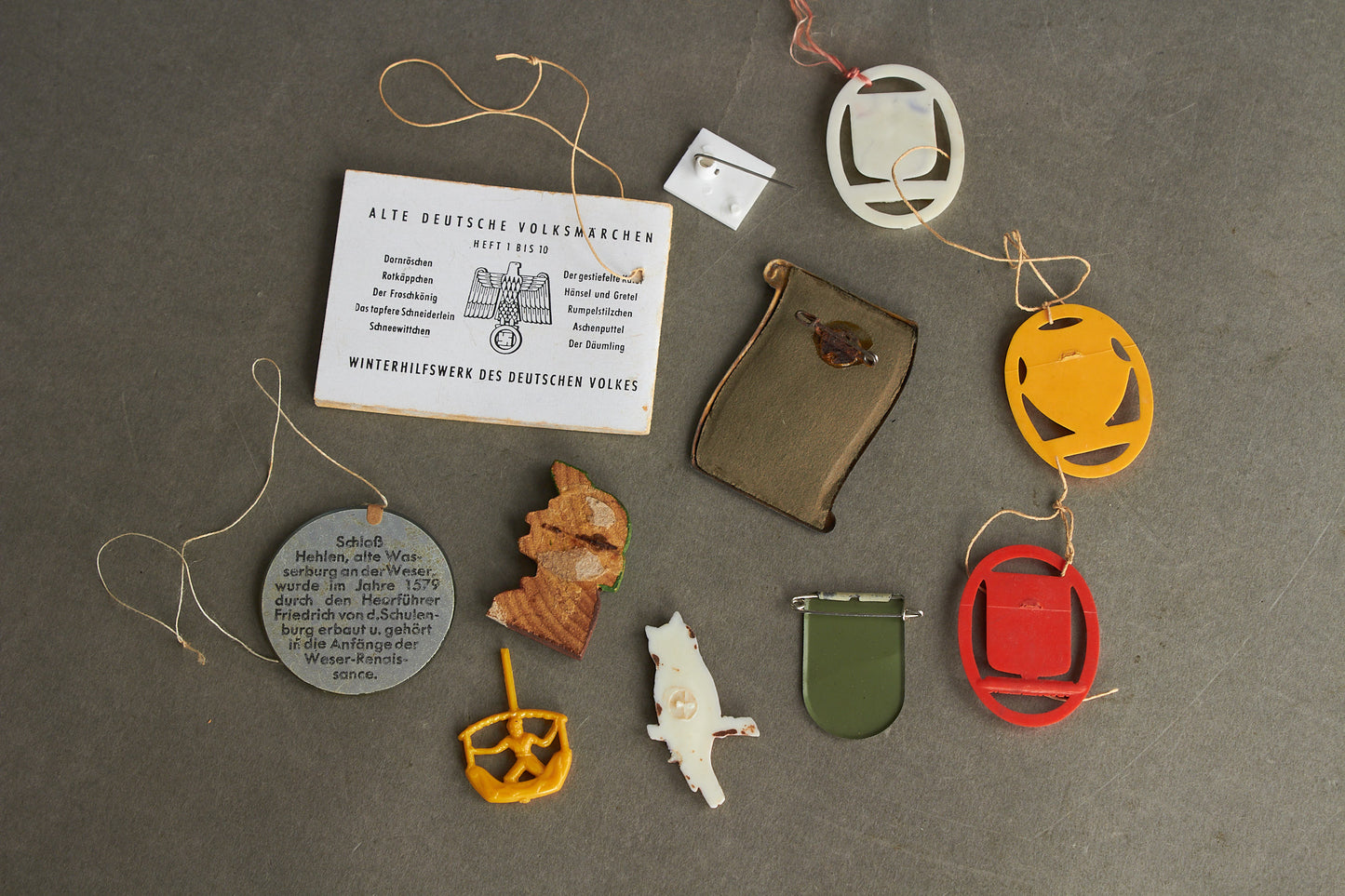 WW2 Tysk WHW Blandet Lot. Original.
