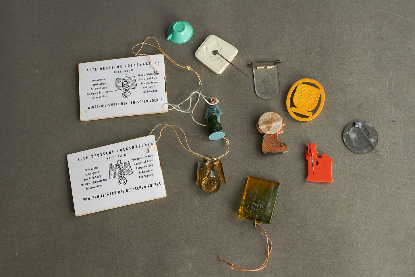 WW2 Tysk WHW Blandet Lot. Original.