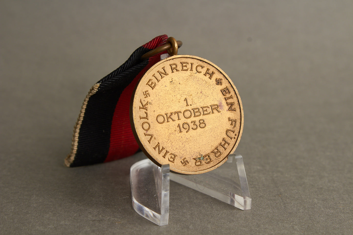 WW2 Tysk 1. Oktober 1938 Medalje. Original.