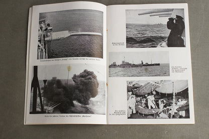 WW2 Tysk Kriegsmarine Hæfte. Original.