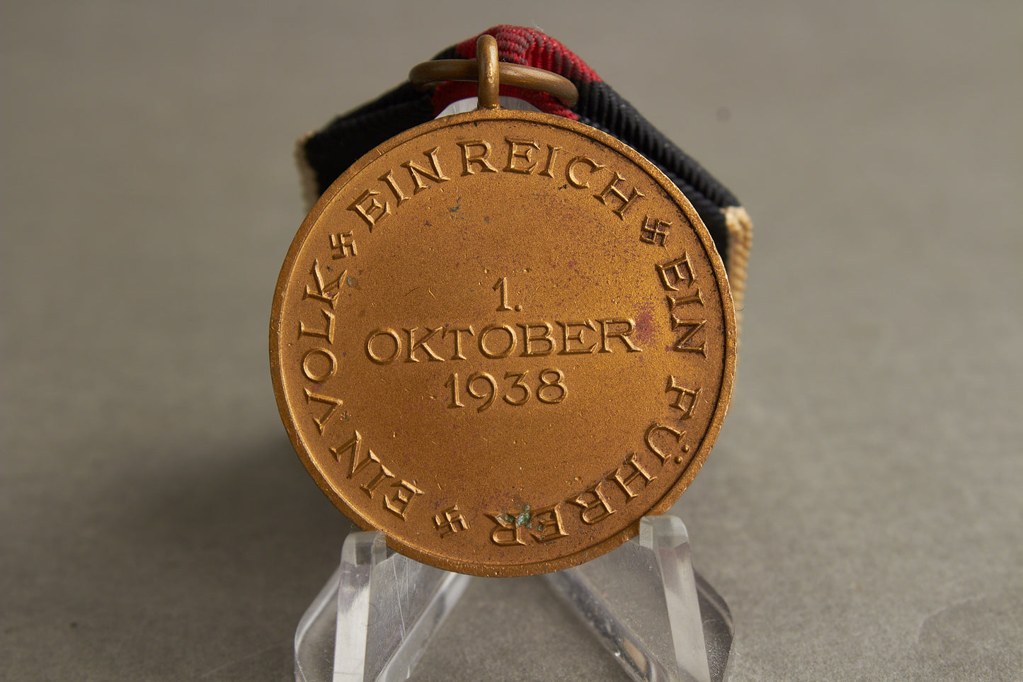 WW2 Tysk 1. Oktober 1938 Medalje. Original.
