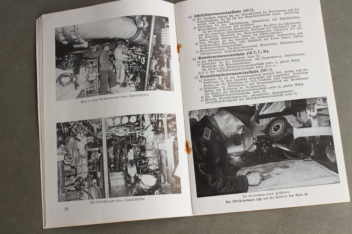 WW2 Tysk Kriegsmarine Hæfte. Original.