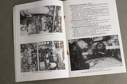 WW2 Tysk Kriegsmarine Hæfte. Original.