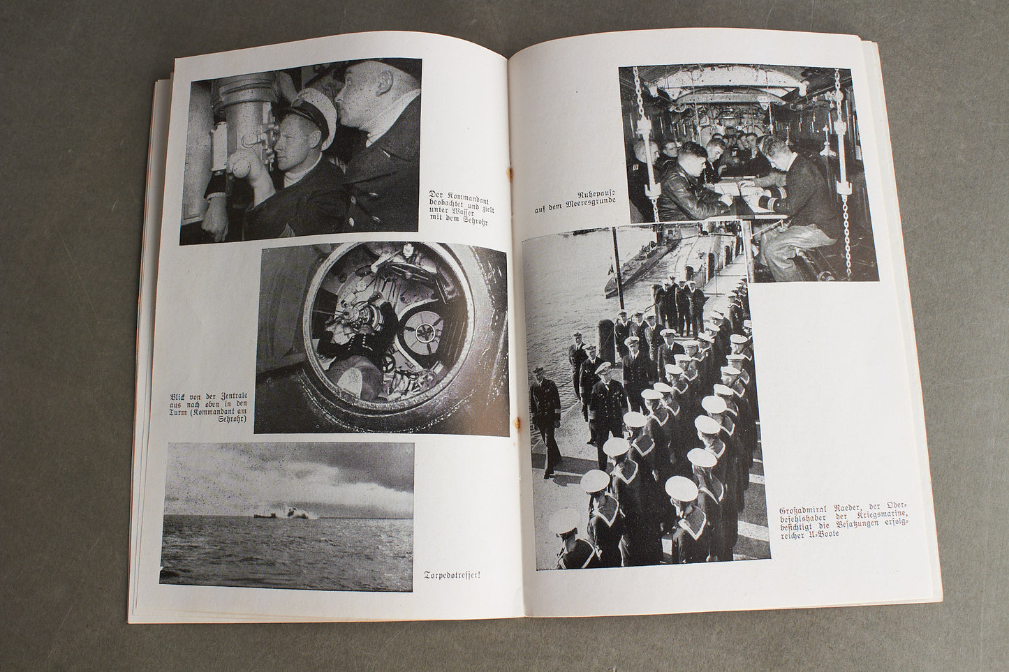 WW2 Tysk Kriegsmarine Hæfte. Original.