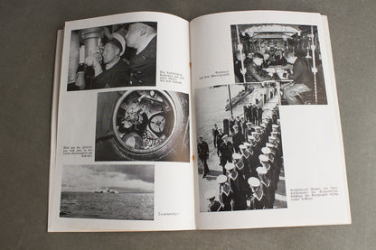 WW2 Tysk Kriegsmarine Hæfte. Original.