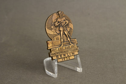 WW2 Tysk KdF (Kraft durch Freude) Tinnie. En af de bedre. Original.